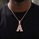 The Luxe Rosetta Initial Pendant