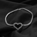 The "Amore" Infinity Heart Tennis Anklet