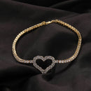 The "Amore" Infinity Heart Tennis Anklet