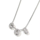 The "Amore" Crystal Pavé Heart and Initial Necklace