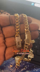 Cuban Pendant Set