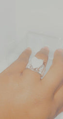 Heart Cluster Ring