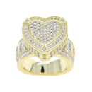 Heart Bling Ring - Boujee Collection By Jeneen