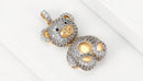 Bling Bear Charm & Necklace - Boujee Collection By Jeneen