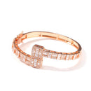 Iced Out Baguette Bracelet 18k Gold Plated - Boujee Collection By Jeneen