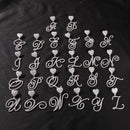 Heart Cursive Initial Letter Pendant - Boujee Collection By Jeneen