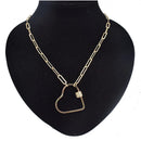 Heart Charm Necklace - Boujee Collection By Jeneen