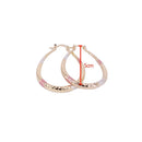 18K Gold Layered Small Oval Hoop Earring - Boujee Collection By Jeneen