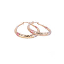 18K Gold Layered Small Oval Hoop Earring - Boujee Collection By Jeneen