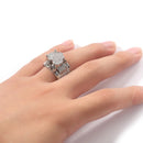 Heart Cluster Ring - Boujee Collection By Jeneen