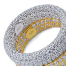 High Quality 925 Sterling Silver Full Iced Out Ring - Boujee Collection By Jeneen