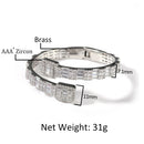 Baguette Bling Cuff Bangle - Boujee Collection By Jeneen