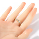 Baguette  Iced Out Bling Ring