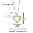Small Hollow Heart Baguette Bling Iced Out Pendant - Boujee Collection By Jeneen